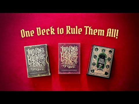 One DECK to rule them all!!! A battle of The Lord of the Rings Playing Cards!