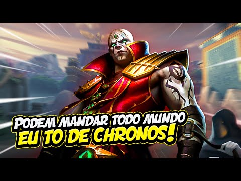 PODE MANDAR TODO MUNDO PQ EU TO DE CHRONOS! - ⚡ Smite BR GM Ranked Conquista