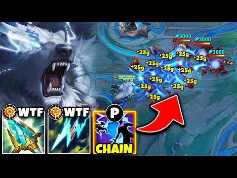 I invented a new Volibear build and literally farm in their base (DOUBLE CHAIN LIGHTNING)