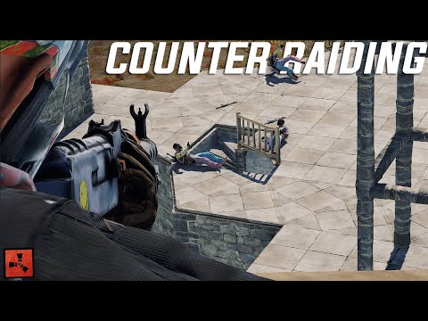 Rust - Counter Raiding Russian Zerg For ALL The LOOT!