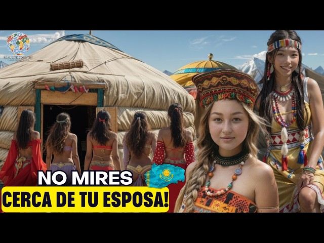 Vídeo relacionado con Mujer Kazajstán e isleños de la Virgen mezclan el patrimonio de la Camiseta Cuello V
