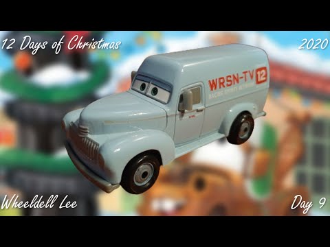 Mattel Disney/Pixar Cars 3 Wheeldell Lee | 12 Days of Christmas 2020: Day 9 (RSN TV Truck) 2019