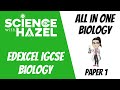 ALL of Edexcel IGCSE Biology 9-1 | PAPER 1 / DOUBLE AWARD | IGCSE Biology