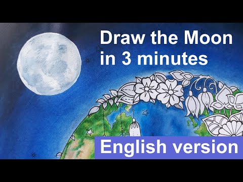 Draw the Moon in 3 minutes - Ivy and the Inky Butterfly - Johanna Basford
