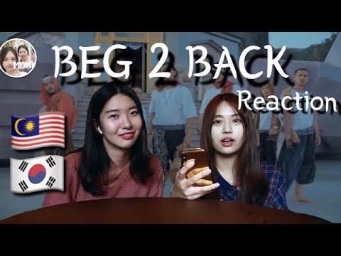 Korean girls react to "beg to back - K-clique"