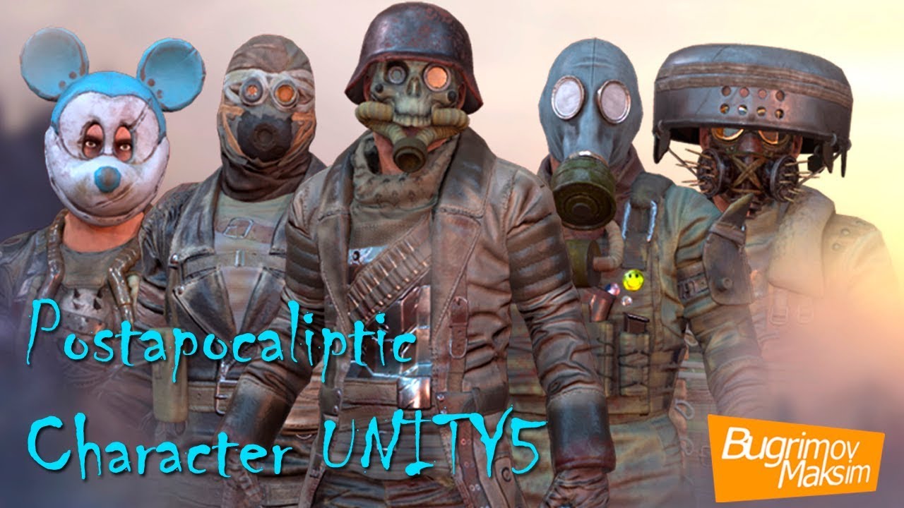 Costamized post apocalyptic character render in Unity5