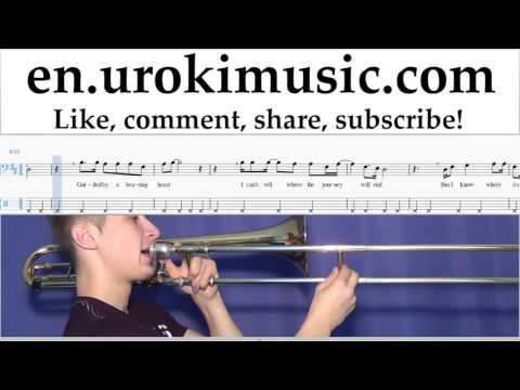 How to Play Trombone Avicii - Wake Me Up Tabs Part#2 um-a352