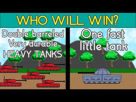 Heavy Tank Rampage vs. A Light Tank - [Neko Red Alert]