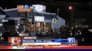 Thief steals front-end loader, slams into diner in South Jersey _ Watch the video - Yahoo! News