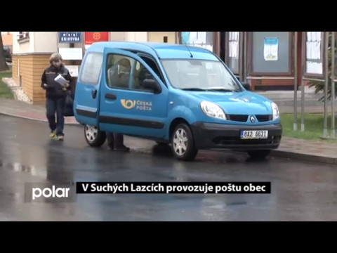 V Suchých Lazcích provozuje poštu obec