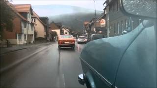 preview picture of video 'Regenfahrt zum Oldtimertreffen Bad Harzburg 2013 Passat B1 32'