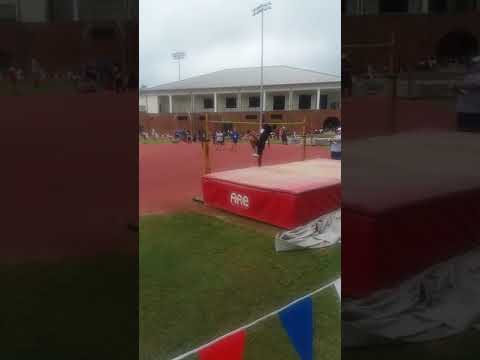 Riyon Rankin 1st place in 13-14 high jump 6ft