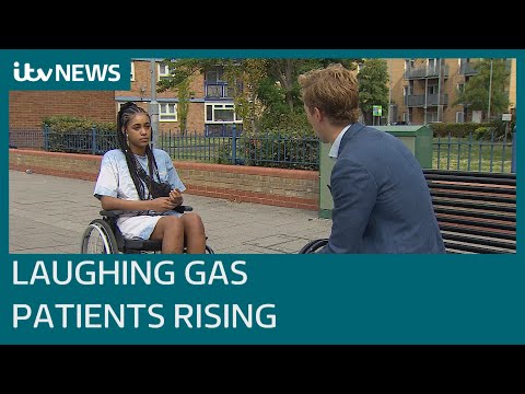 Laughing gas patients growing amid rise in use of larger nitrous oxide cylinders | ITV News