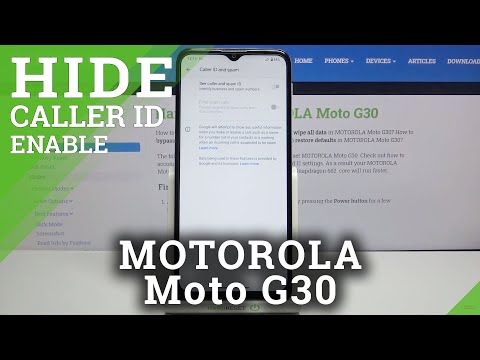How to Make Phone Number Private in Motorola Moto G30 – Show / Hide Caller ID