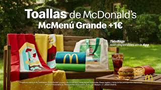McDonald PROMO TOALLAS 2023: ENVUELVE TU VERANO anuncio