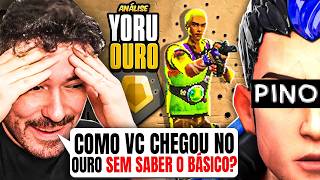 Analisei um Yoru que NÃO SABE o BÁSICO pra jogar no OURO 1 - f0rsaken análises