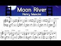 Moon River /Piano Sheet Music / Henry Mancini / by Sangheart Play