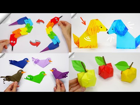 Fun and easy paper game 6 moving paper toys