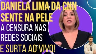 HILÁRIO: Daniela Lima da CNN surta ao sentir na pele a censura das redes!