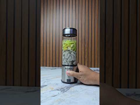 Kiwi & Dragon Fruit Juice in Portable Blender 🤩✨️ #shorts #shortvideo