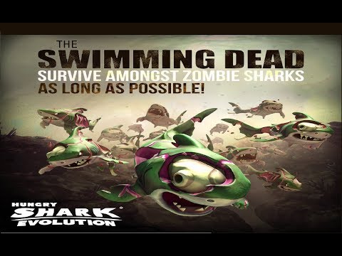 THE SWIMMING DEAD ! NEW HALLOWEEN LIVE EVENT - Hungry Shark Evolution