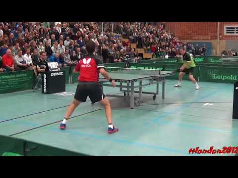 Timo Boll vs Jan-Ove Waldner (2017 Leipold Super Cup)