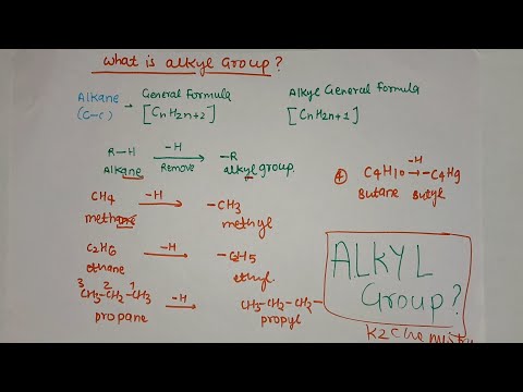 what is alkyl group l general formula of alkyl group l chemistry l
