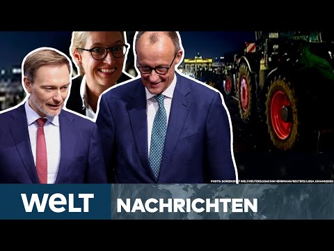 DEUTSCHLAND: Bauern verschaukelt! Nach Enthüllungen! Nervosität vor Großdemo in Berlin | WELT Stream