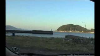 preview picture of video '[V0428] 西四国５：宿毛大島を一周し佐伯港へのフェリー出航を見送る'