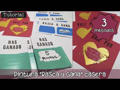 Tutorial: Pintura "Rasca y gana" casera 😍🖌️🎨 ¡Haz tus propias tarjetas con 3 métodos diferentes!