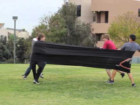 human slingshot at school