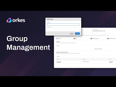 Orkes Conductor - Learn how to configure and manage Groups