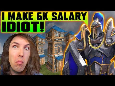 $6K Salary Flex Player TOWER RUSHES Every Game Against NO-LIFER - WC3 - Grubby