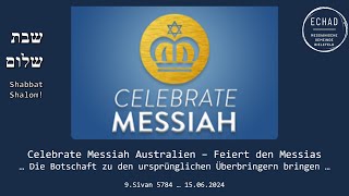 Celebrate Messiah Australien – Feiert den Messias