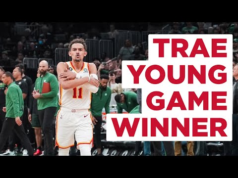 Trae Young Game-Winning 3-Pointer in Game 5 at Boston