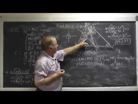 2/2 Lectia 560 - Probleme cu triunghi Isoscel Echilateral - Probleme de paralelism - Geometrie plana