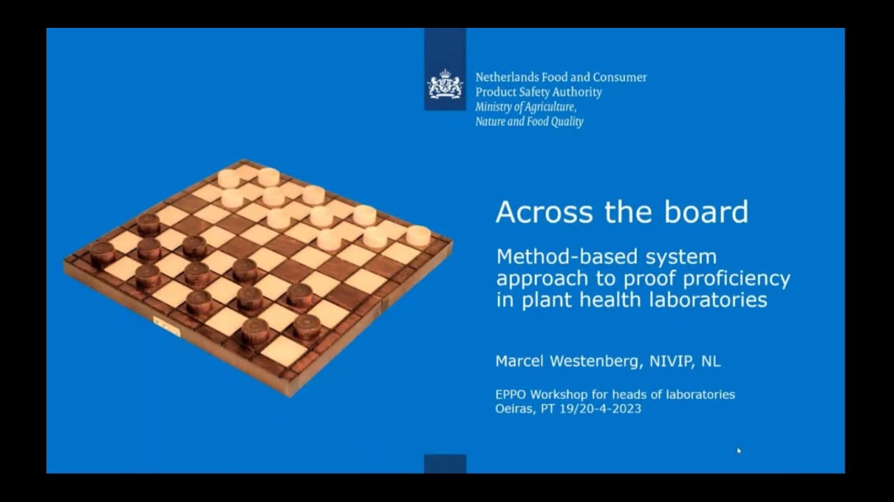 2.12 Across the board - Method-based system approach to proof proficiency in plant health labs