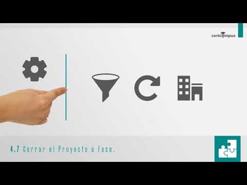 4.7 Cerrar el Proyecto a o Fase PMBOK 6