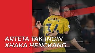 Tak Ingin Kehilangan Granit Xhaka, Pelatih Arsenal: Saya Harap Dia Tak Pindah