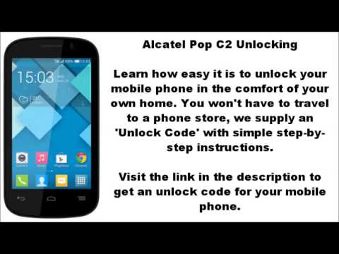 Unlock Alcatel Pop C2 (4032A 4032D 4032X) - SIM ME Lock