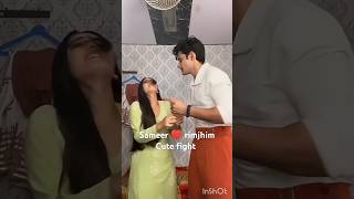 Sameer rimjhim cute fight ll#serial #rimjhim #shorts #sameer #yashika #himanshu #trendingshorts