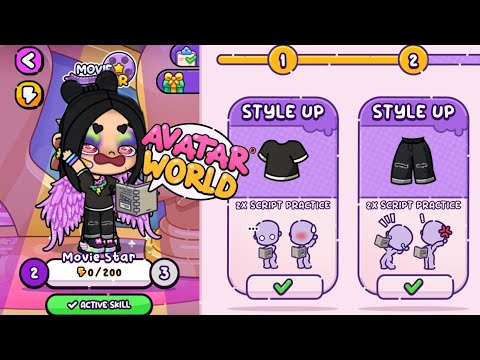 MOVIE STAR 🎬📽  AVATAR WORLD  🌎 UPDATE LEVEL 2 🌟
