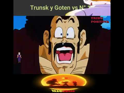 Trunks y Goten vs N°18
