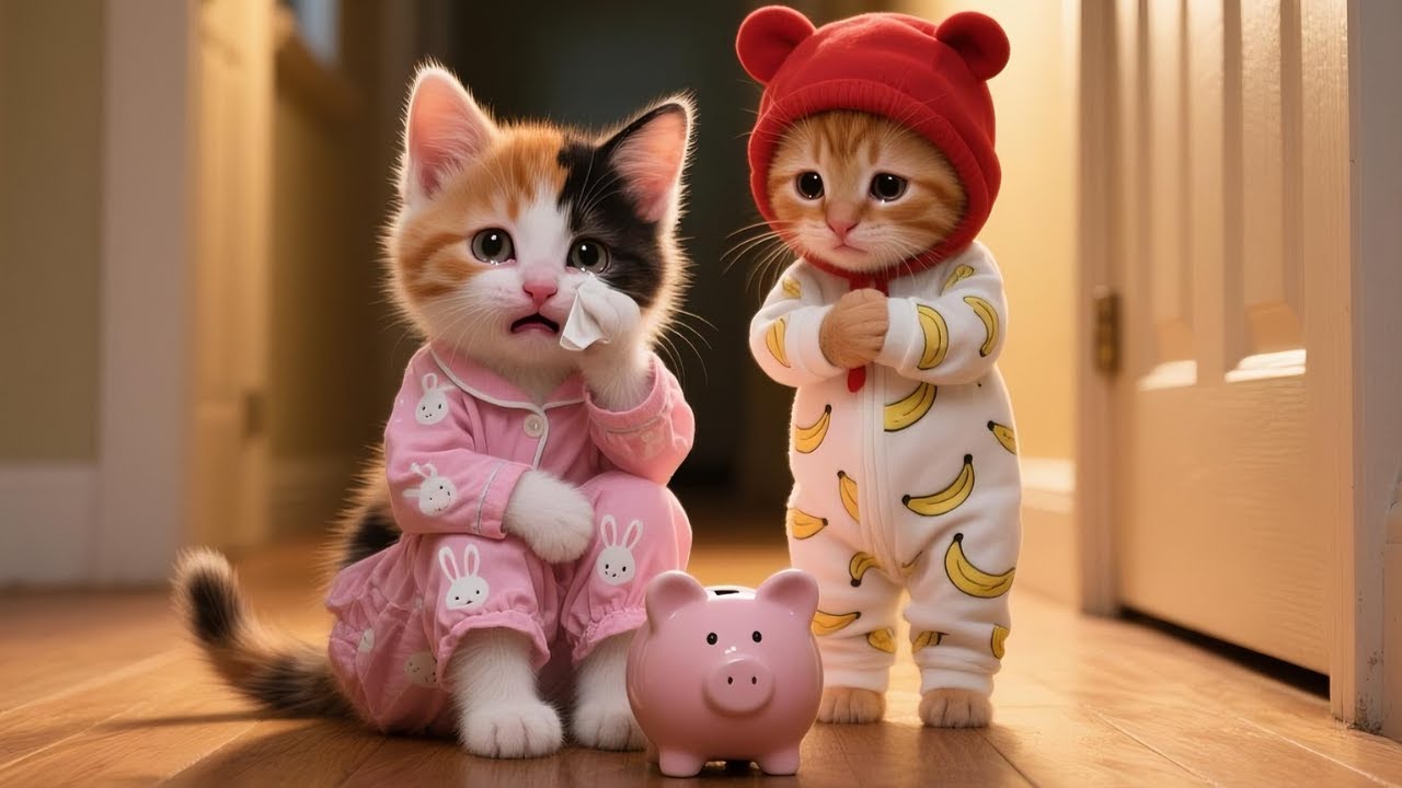 Stray Kitten Breaks Down Wanting Christmas Fun, Little Sibling Does Something Heartwarming 🎄😿❤️