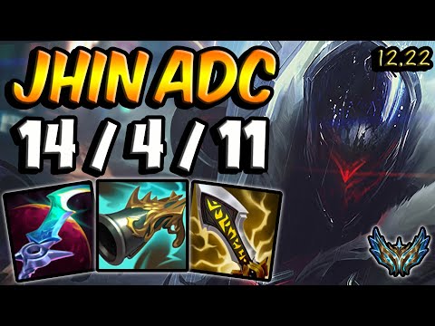 Jhin ADC vs Lucian / KR Challenger / Patch 12.22 / Season 12 🥇