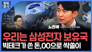 우리는 삼성전자 보유국... 빅테크가 쓴 돈,00으로 싹쓸이 ㅣ노현복 더블유자산운용 부대표 ㅣ김치형 앵커