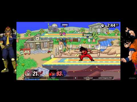 rX Endgame - Jammy (Captain Falcon) vs Brann (Goku) Losers Bracket
