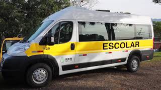 Transporte escolar de Irati ganha dois veículos novos