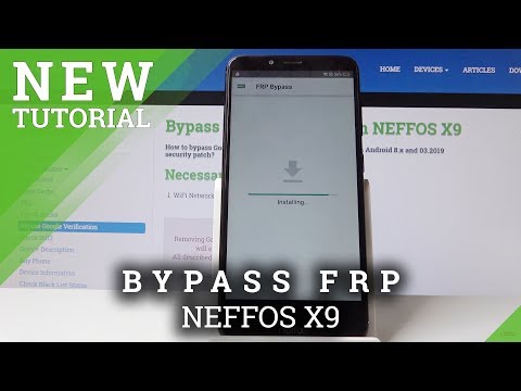 How to Unlock FRP in NEFFOS X9 - Skip Google Verification / Remove Google Account
