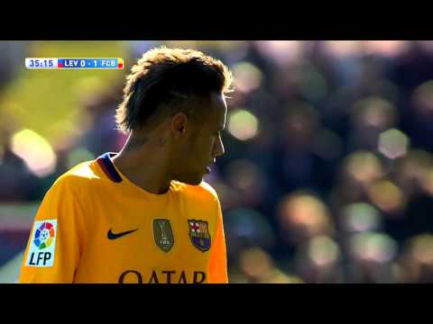Neymar Vs Levante. 07 02 2016